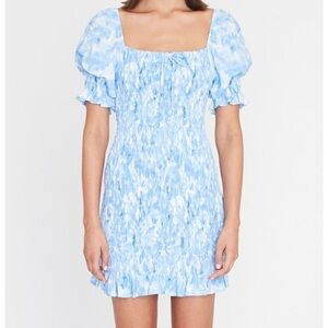 Faithful The Brand Magnolia Smocked Mini Dress